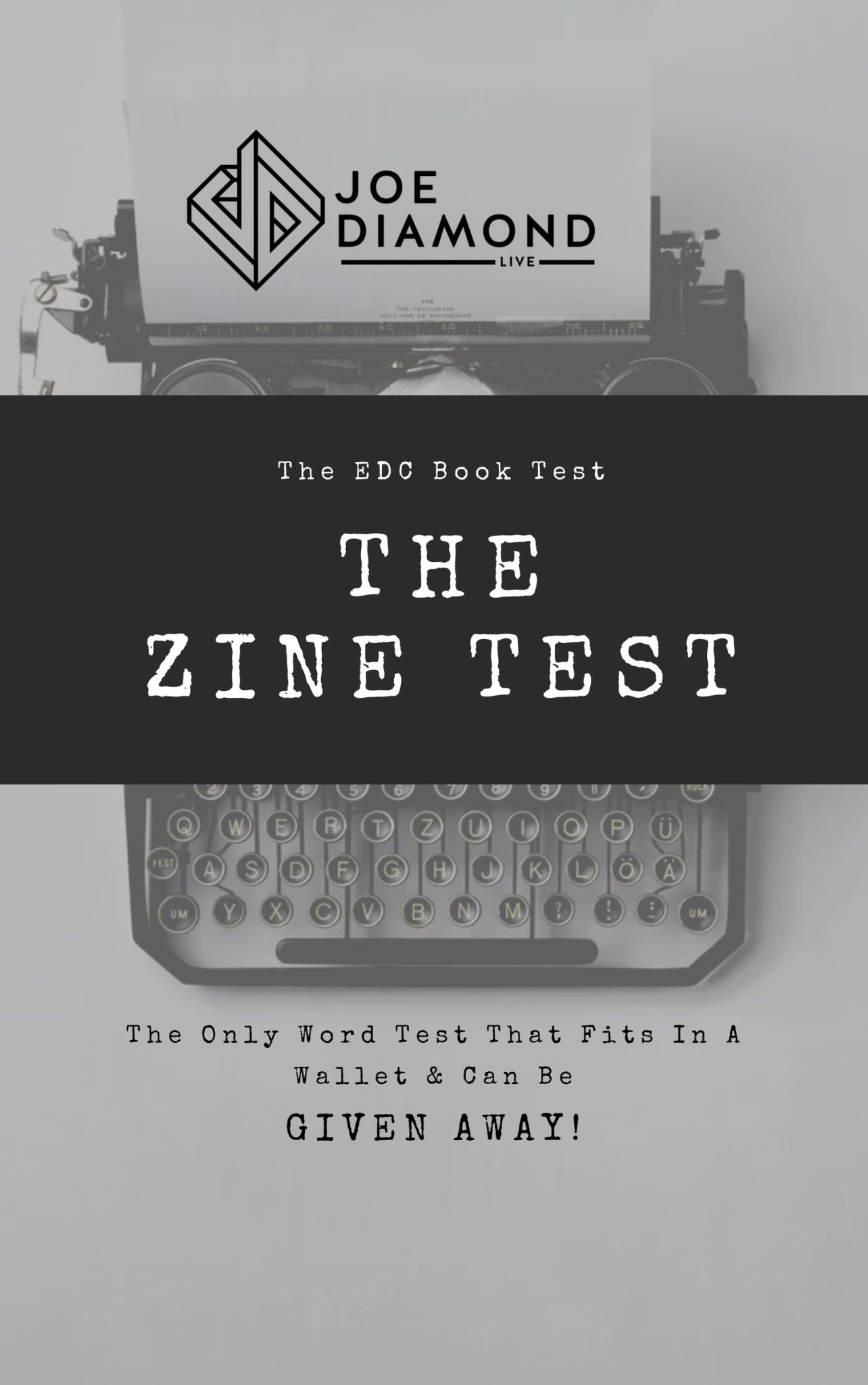 Joe Diamond - The ZINE Test