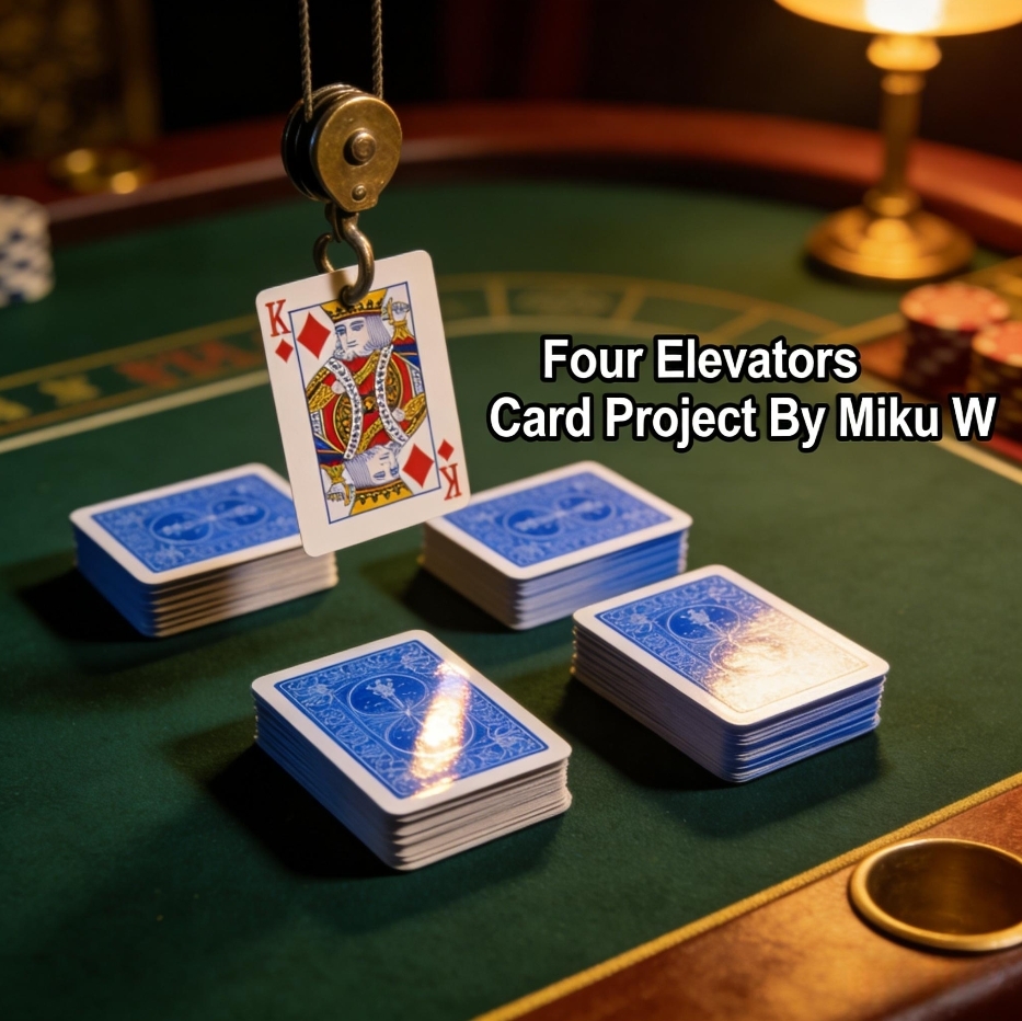 Four Elevators Card Project By Miku W (Instant Download)