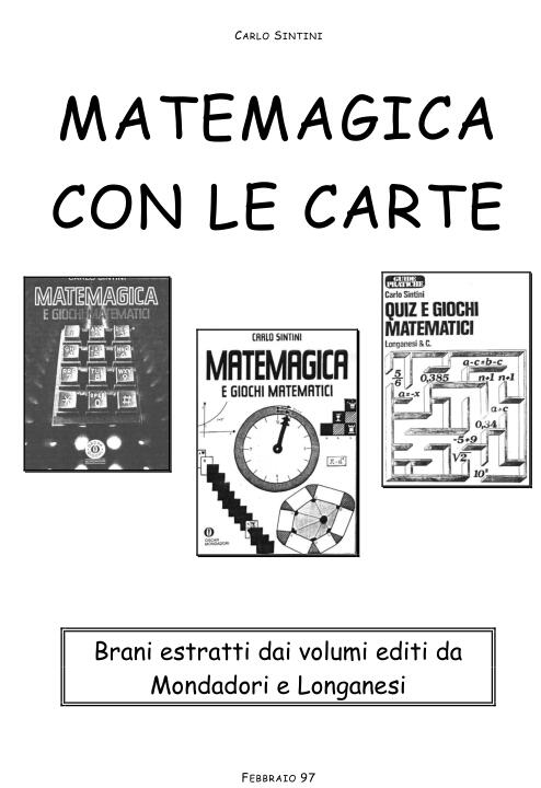 Carlo Sintini - Matemagica
