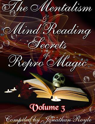 The Mentalism & Mind Reading Secrets of Repro Magic Vol. 3