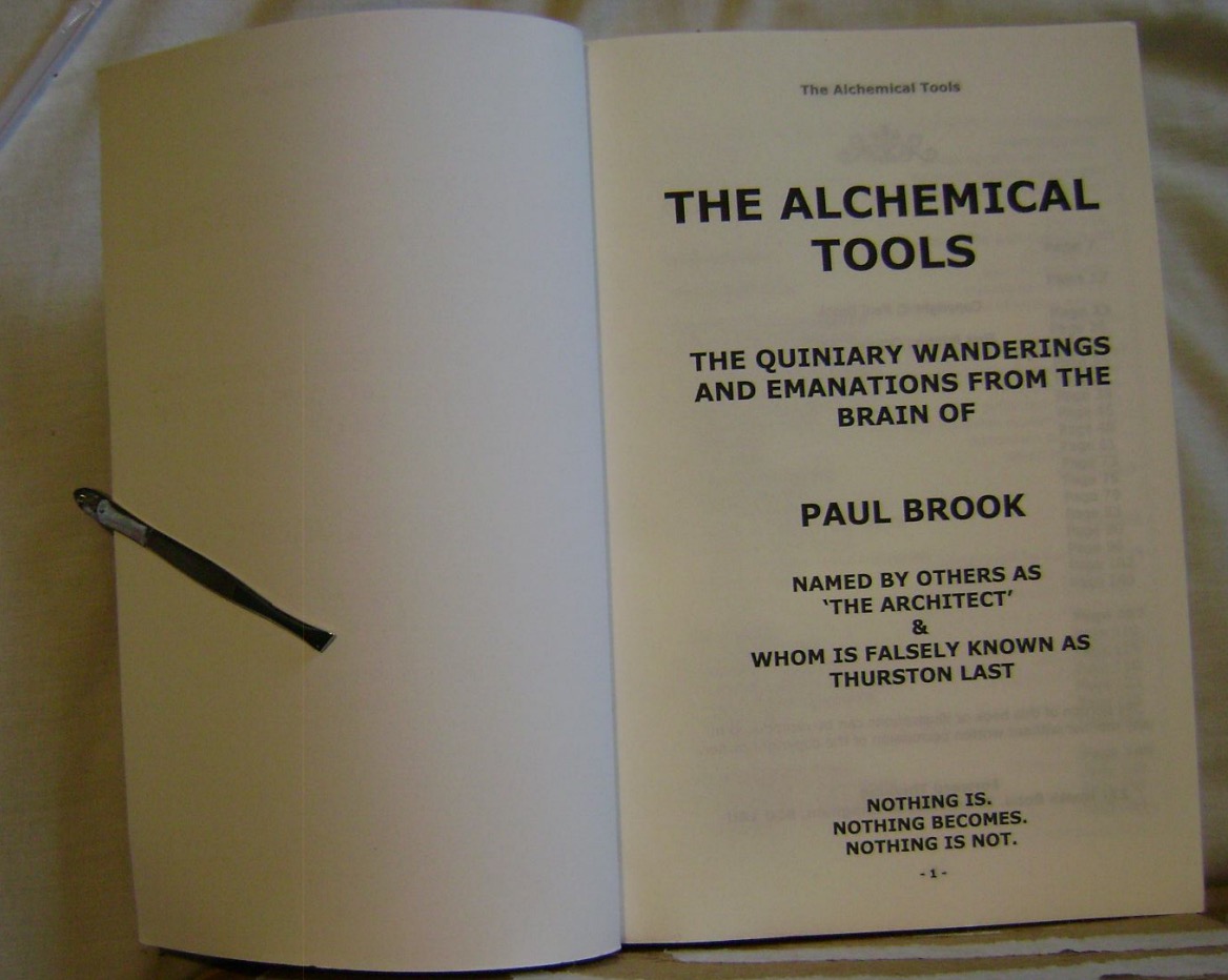 The Alchemical Tools By Paul Brook (PDF Download scan version)