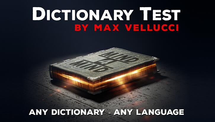 Max Vellucci - Dictionary Test