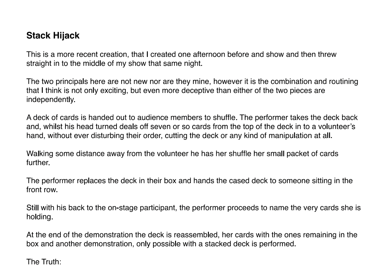 Ken Dyne - Bairn Bonus - Stack Hijack (PDF eBook Magic Download)
