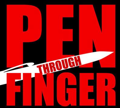 Matthew Johnson - Pen Through Finger