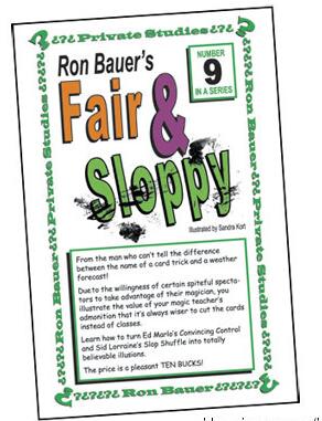 Ron Bauer - 09 Fair and Sloppy