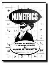Numetrics by Arthur Setterington