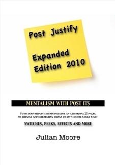 Julien Moore - Post Justify (Post-It Note Mentalism)