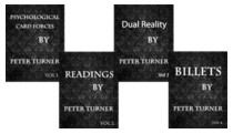 4 Volume Set of Reading, Billets, Dual Reality and Psychological Playing Card Forces by Peter Turner (DRM Protected Ebook Download)