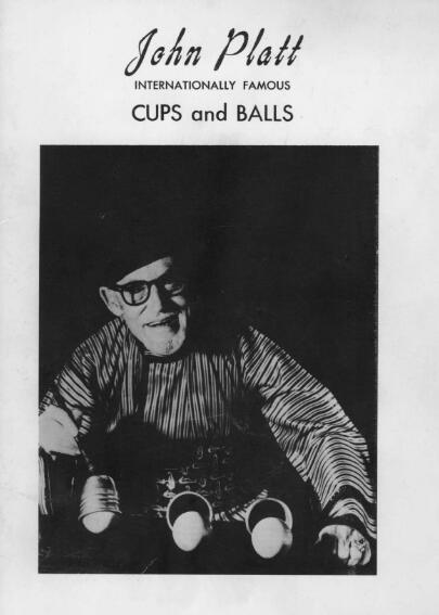 John Platt - Cups & Balls