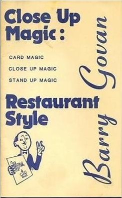 Barry Govan - Close Up Magic (Restaurant Style)(1982)