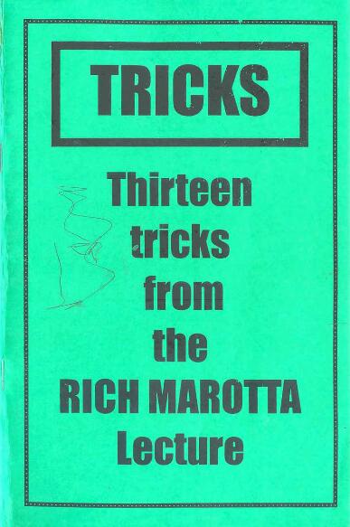 Rich Marotta - Tricks