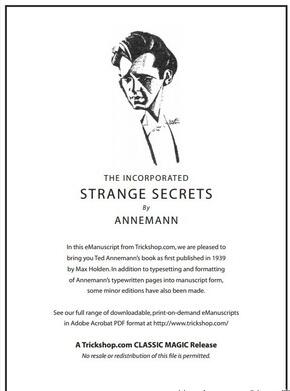 Annemann - Strange Secrets