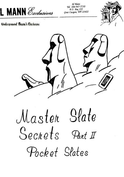 Al Mann - Master Slate Secrets II