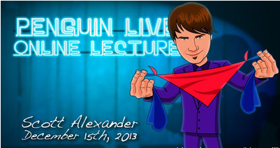 Scott Alexander LIVE (Penguin LIVE)