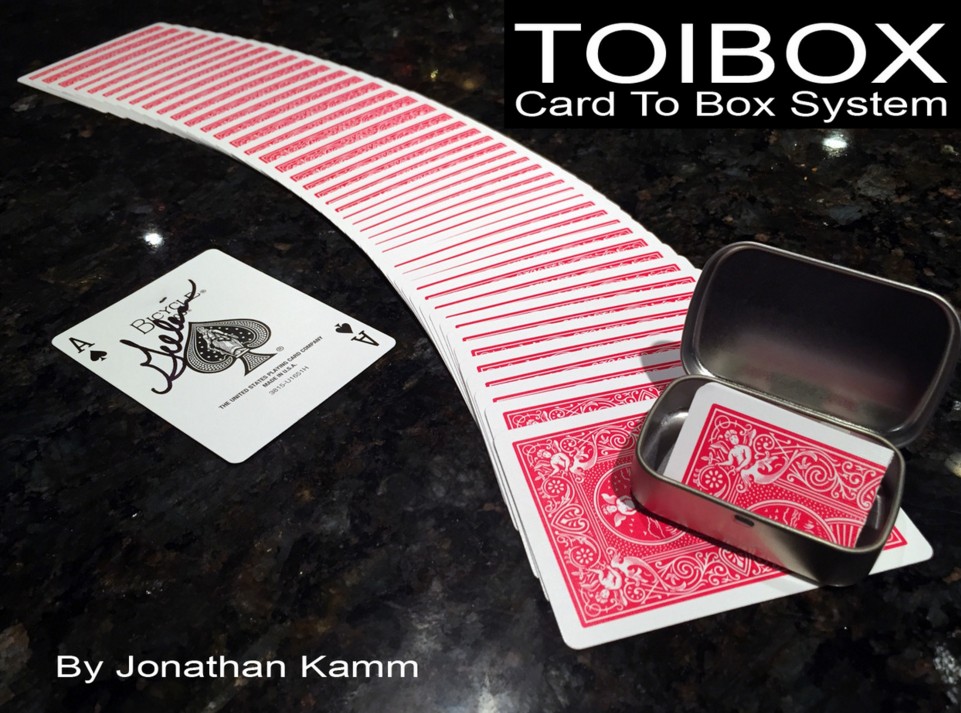 Toibox Card To Box System by Jonathan Kamm (Instant Download)