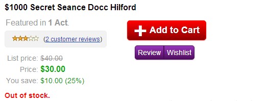 Docc Hilford - The $1000 Secret Sceance