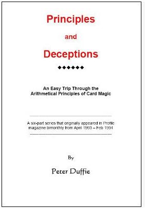 Peter Duffie - Principles and Deceptions