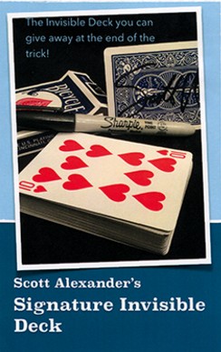 Signature Invisible Deck by Scott Alexander