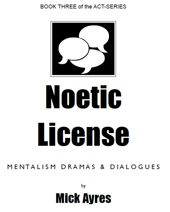 Mick Ayres - Noetic License PDF