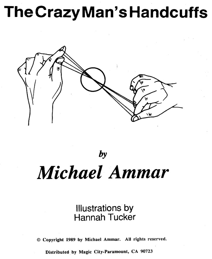 Michael Ammar - The Crazy Man's Handcuffs (PDF eBook Download)